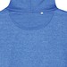 IQONIQ Abisko Zip-Kapuzenpullover aus recycelter Baumwolle, heather blue, XXS