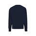 Iqoniq Kruger Relax-Rundhals-Sweater aus recycelt. Baumwolle, navy blau, L