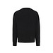 Iqoniq Kruger Relax-Rundhals-Sweater aus recycelt. Baumwolle, schwarz, XL