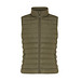 Iqoniq Meru Damen Bodywarmer aus recyceltem Polyester, khaki, XXL