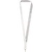 Isla 1-Meter-Lanyard mit Sublimation mit Sicherheitsverschluss, weiss