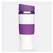 Isolierbecher ARABICA,lila, weiß