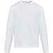 Jasper 280 g/m² Pullover mit Rundhalsausschnitt aus recycelter Bio Baumwolle (OCS), unisex, weiss, M