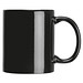 Kaffeetasse aus Keramik, 300ml, schwarz