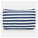 Kulturbeutel STRIPY,blau, weiß