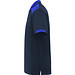 Kurzarm-Poloshirt Samurai in Farbkombination, XXL, navy/royalblau