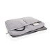 Laluka AWARE™ 15,6 Zoll Laptoptasche aus recycelter Baumwolle, grau