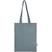 Madras Blend 140 g/m² Tragetasche aus GRS-recycelter Baumwolle 7L, grau