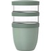 Mepal Ellipse Dreiteiliger, 500 ml + 2 x 200 ml Lunchpot, salbei