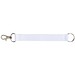 Mini Sublimation Schlüsselband mit Ring, weiss, 15mm