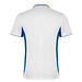 Montmelo Sport Poloshirt Unisex, weiß / royalblau, 2XL