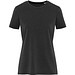 Nanaimo Kurzärmeliges T-Shirt für Damen im Washed Look, 160 g/m2, schwarz, XL