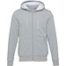 Natron 320 g/m² Sherpa-Kapuzenjacke mit Reißverschluss, heather grau, M