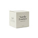 Nordic Essence Duftkerze klein, off white, dunkelbraun