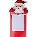 Notizblock mit Weihnachtsmotiv EMIL, rot