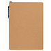 Notizbuch mit Kugelschreiber und Haftnotizen , beige
