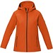 Notus wattierte Softshell Damenjacke, orange, XL