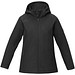 Notus wattierte Softshell Damenjacke, schwarz, L