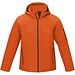 Notus wattierte Softshell Herrenjacke, orange, XS