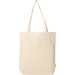 Odisha 180 g/m² OCS Bio-Tragetasche mit breitem Boden 11L, natur