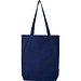 Odisha 180 g/m² OCS Bio-Tragetasche mit breitem Boden 11L, navy