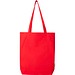 Odisha 180 g/m² OCS Bio-Tragetasche mit breitem Boden 11L, rot