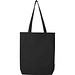 Odisha 180 g/m² OCS Bio-Tragetasche mit breitem Boden 11L, schwarz
