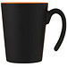 Oli 360 ml Keramikbecher mit Henkel, orange