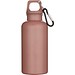 Oregon 400 ml einfarbige RS-zertifizierte Trinkflasche aus recyceltem Kunststoff mit Karabinerhaken, altrosa