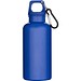 Oregon 400 ml einfarbige RS-zertifizierte Trinkflasche aus recyceltem Kunststoff mit Karabinerhaken, dunkelblau