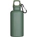 Oregon 400 ml einfarbige RS-zertifizierte Trinkflasche aus recyceltem Kunststoff mit Karabinerhaken, heather grün