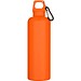 Oregon 750 ml einfarbige RS-zertifizierte Wasserflasche aus recyceltem Kunststoff mit Karabinerhaken, orange