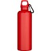 Oregon 750 ml einfarbige RS-zertifizierte Wasserflasche aus recyceltem Kunststoff mit Karabinerhaken, rot