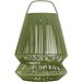 Originalhome Lampion tragbare Laterne aus recyceltem Material, grün