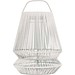 Originalhome Lampion tragbare Laterne aus recyceltem Material, hellgrau