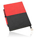 Pierre Cardin® REPORTER Set aus Notizbuch A5 und Kugelschreiber, rot/schwarz