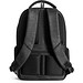 RE-BOSTON. Wasserabweisender 2Tone-Laptop-Rucksack aus recyceltem Nylon mit 210D-Fach, Schwarz