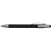 Rill RCS recycelter Kugelschreiber mit Stylus und Fidget Spinner (blaue Mine), schwarz
