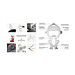 ROMINOX® Key Tool, Little Genius - 13 Funktionen, silber