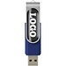 Rotate Doming USB-Stick, blau, 64GB
