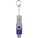 Rotate mit Schlüsselanhänger USB-Stick, blau, 2GB