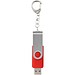 Rotate mit Schlüsselanhänger USB-Stick, hellrot, 2GB