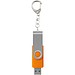 Rotate mit Schlüsselanhänger USB-Stick, orange, 2GB