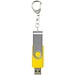 Rotate USB-Stick 3.0 mit Schlüsselanhänger, gelb, 32GB