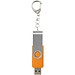 Rotate USB-Stick 3.0 mit Schlüsselanhänger, orange, 16GB