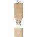 Schlüssel USB-Stick 2.0 aus Holz, hellbraun, 128GB