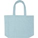 Siam GRS-recycelte Strandtragetasche aus Frottee 13 L, Cloud Blue