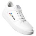 Weißer Sneaker BAYLOR – Low-Cut Freizeitschuh, 38, Weiß