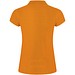 Star Poloshirt für Damen, orange, 2XL