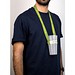 SWINDON. SET Lanyard SUBLIMATION Long II (20 mm) Duo mit sublimiertem elastischem Becherhalter, 301 - Weiß